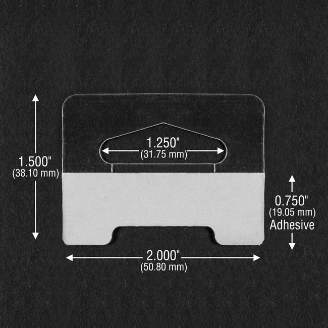 Self Adhesive Heavy Duty Slot Hang Tab 19oz (1000 pcs) - Image 7