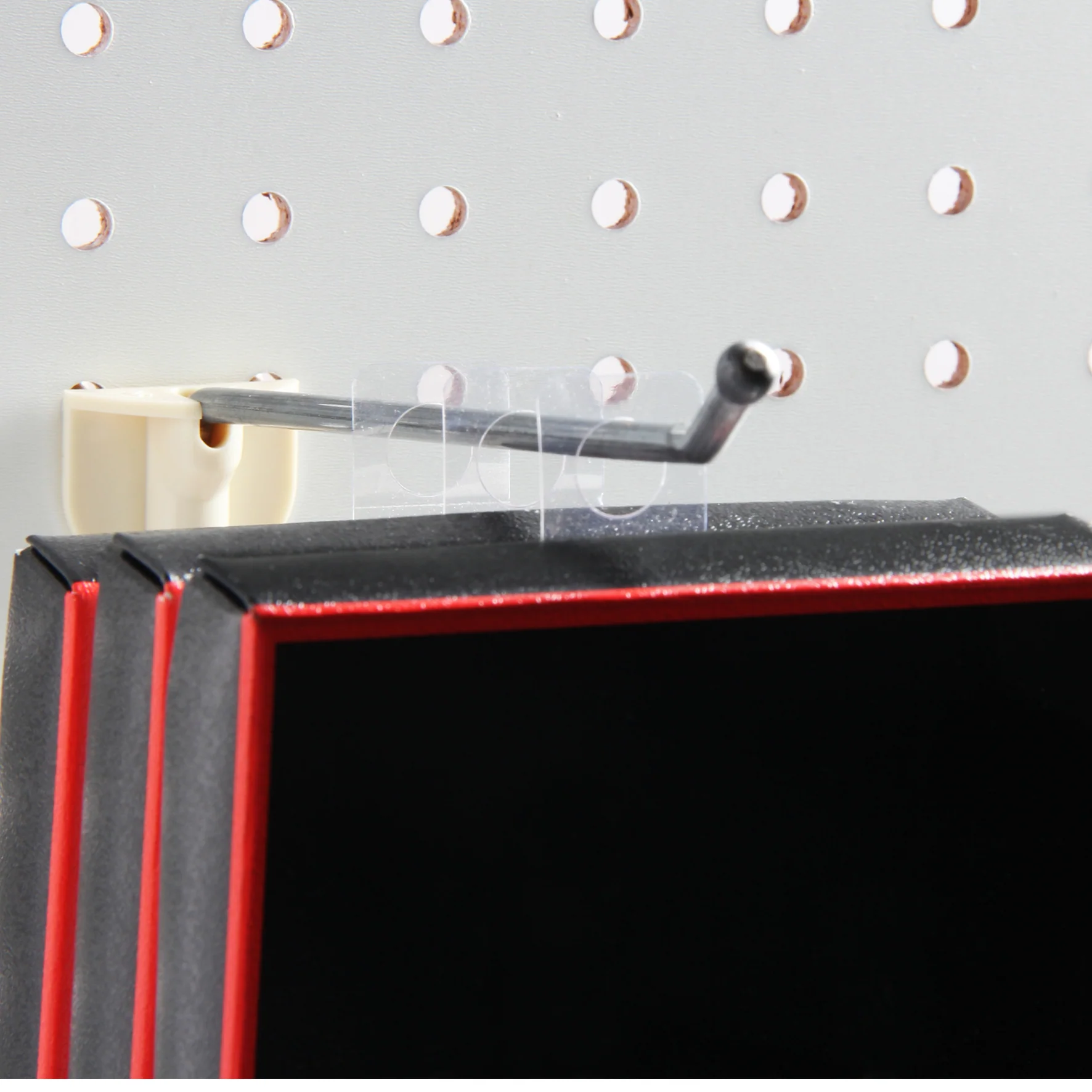 Self Adhesive Round Hole Clear Hang Tab 12oz (1000 pcs) - Image 3